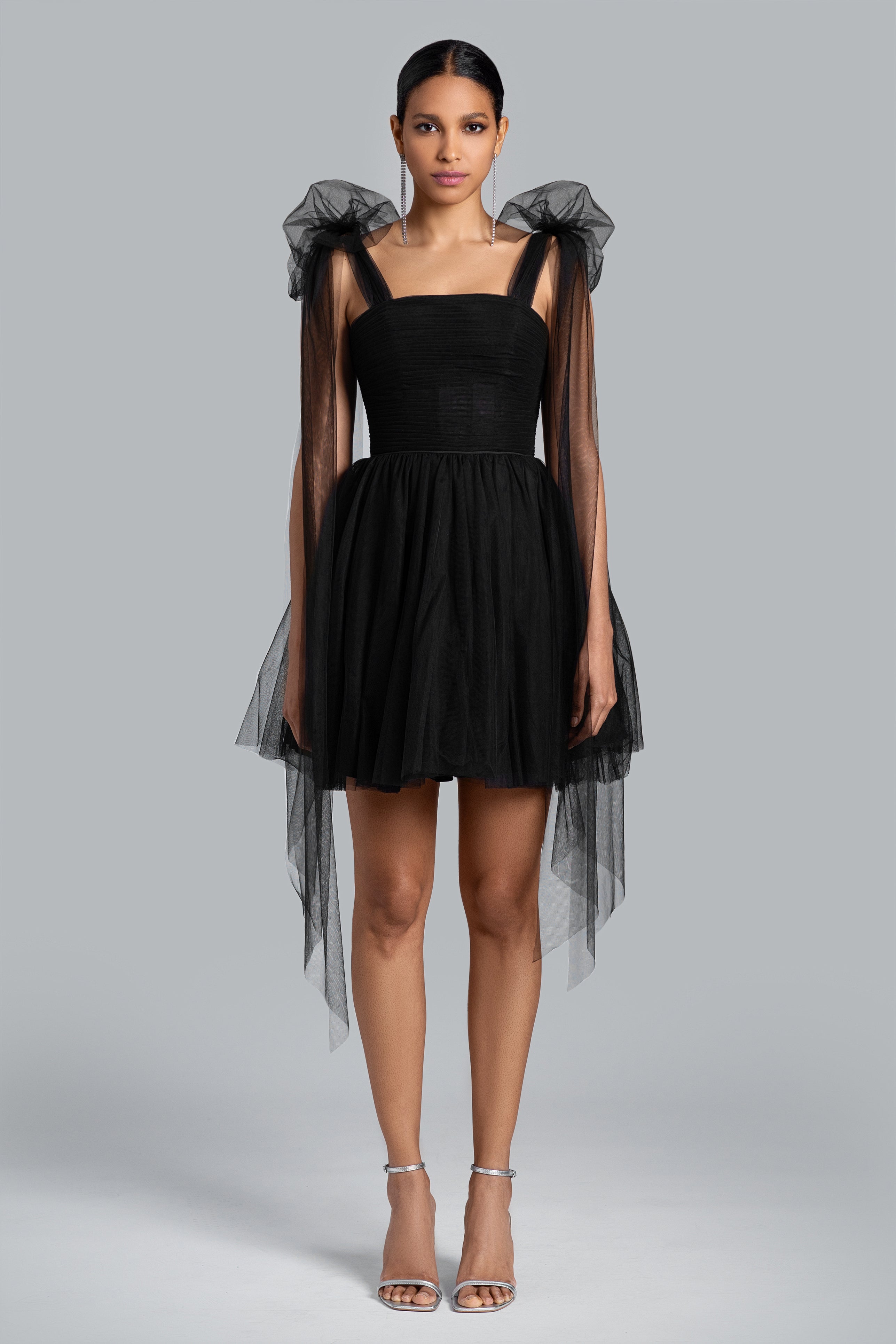 GHRAIL "Beverly" Mesh Mini Dress