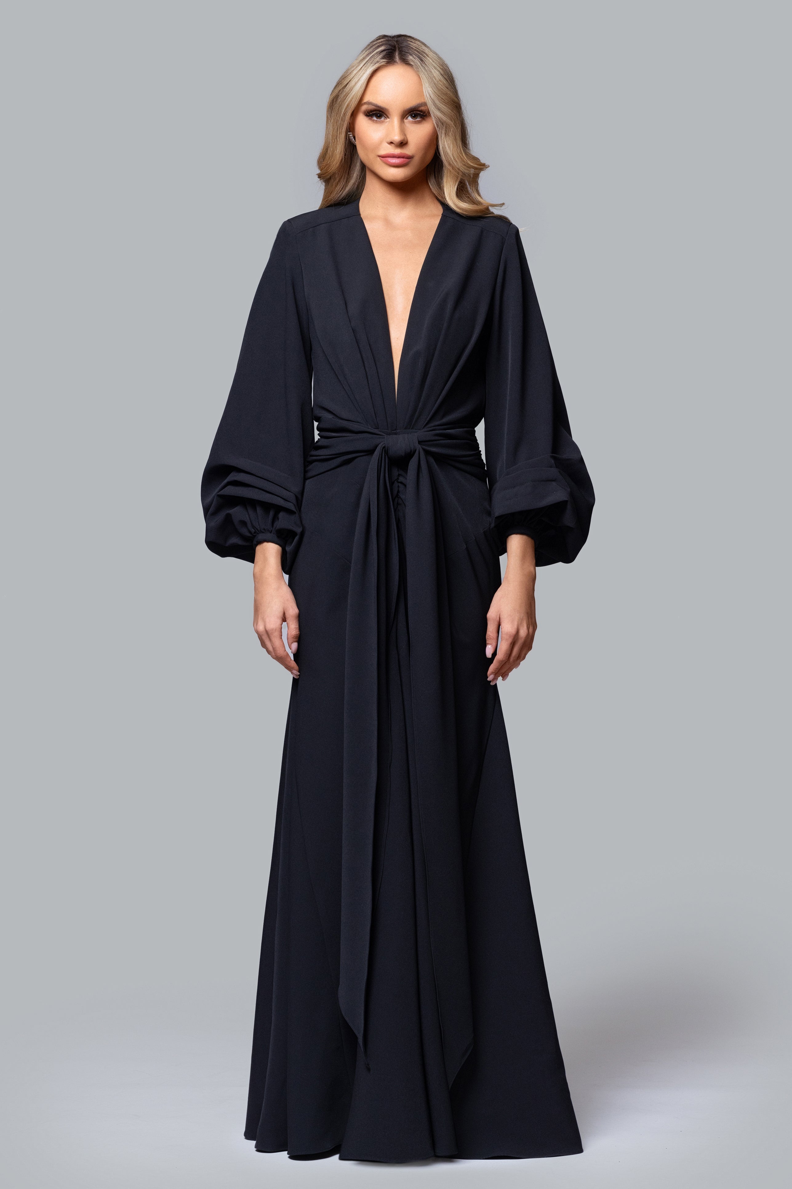 GHRAIL "Millie" Crepe Gown