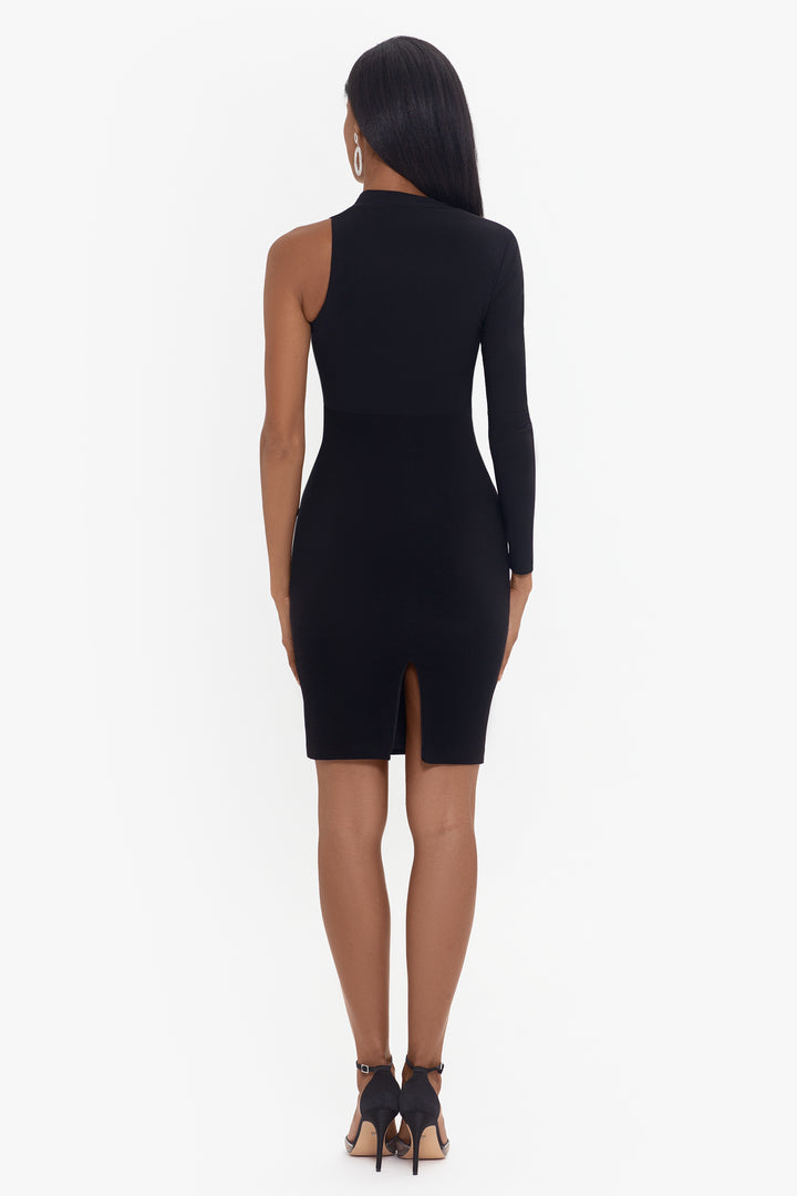 "Delaney" Short One Sleeve Cutout Dress - Betsy & Adam