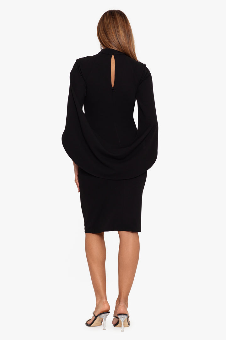 "Marcy" Short Scuba Drape Cut Out Dress